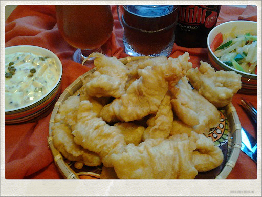 Beer battared fish