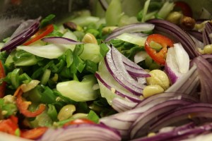 Kasviksia nuudeleille